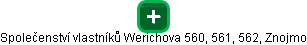 Společenství vlastníků Werichova 560, 561, 562, Znojmo - náhled vizuálního zobrazení vztahů obchodního rejstříku