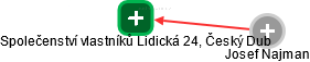 Společenství vlastníků Lidická 24, Český Dub - náhled vizuálního zobrazení vztahů obchodního rejstříku