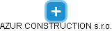 AZUR CONSTRUCTION s.r.o. - náhled vizuálního zobrazení vztahů obchodního rejstříku