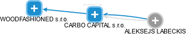 CARBO CAPITAL s.r.o. - náhled vizuálního zobrazení vztahů obchodního rejstříku