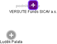 VERSUTE Funds SICAV a.s. - náhled vizuálního zobrazení vztahů obchodního rejstříku