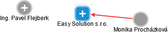 Easy Solution s.r.o. - náhled vizuálního zobrazení vztahů obchodního rejstříku