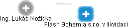 Flash Bohemia s.r.o. v likvidaci - náhled vizuálního zobrazení vztahů obchodního rejstříku