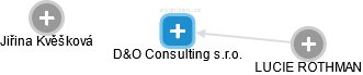 D&O Consulting s.r.o. - náhled vizuálního zobrazení vztahů obchodního rejstříku