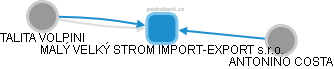 MALÝ VELKÝ STROM IMPORT-EXPORT s.r.o. - náhled vizuálního zobrazení vztahů obchodního rejstříku