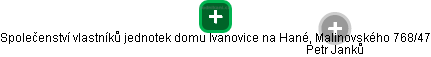 Společenství vlastníků jednotek domu Ivanovice na Hané, Malinovského 768/47 - náhled vizuálního zobrazení vztahů obchodního rejstříku