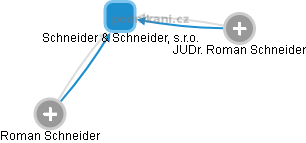 Schneider & Schneider, s.r.o. - náhled vizuálního zobrazení vztahů obchodního rejstříku
