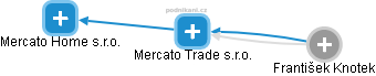 Mercato Trade s.r.o. - náhled vizuálního zobrazení vztahů obchodního rejstříku
