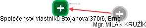 Společenství vlastníků Stojanova 370/6, Brno - náhled vizuálního zobrazení vztahů obchodního rejstříku