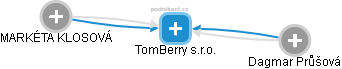 TomBerry s.r.o. - náhled vizuálního zobrazení vztahů obchodního rejstříku