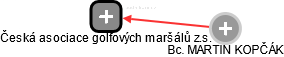 Česká asociace golfových maršálů z.s. - náhled vizuálního zobrazení vztahů obchodního rejstříku
