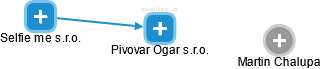 Pivovar Ogar s.r.o. - náhled vizuálního zobrazení vztahů obchodního rejstříku
