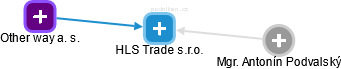 HLS Trade s.r.o. - náhled vizuálního zobrazení vztahů obchodního rejstříku