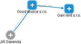 Good choice s.r.o. - náhled vizuálního zobrazení vztahů obchodního rejstříku