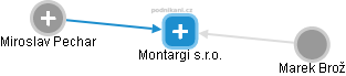 Montargi s.r.o. - náhled vizuálního zobrazení vztahů obchodního rejstříku