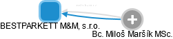 BESTPARKETT M&M, s.r.o. - náhled vizuálního zobrazení vztahů obchodního rejstříku