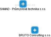 BRUTO Consulting s.r.o. - náhled vizuálního zobrazení vztahů obchodního rejstříku