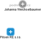 Pilsen RE s.r.o. - náhled vizuálního zobrazení vztahů obchodního rejstříku