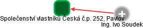 Společenství vlastníků Česká č.p. 252, Pavlov - náhled vizuálního zobrazení vztahů obchodního rejstříku