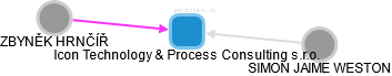 Icon Technology & Process Consulting s.r.o. - náhled vizuálního zobrazení vztahů obchodního rejstříku
