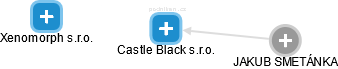 Castle Black s.r.o. - náhled vizuálního zobrazení vztahů obchodního rejstříku