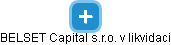 BELSET Capital s.r.o. v likvidaci - náhled vizuálního zobrazení vztahů obchodního rejstříku