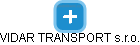VIDAR TRANSPORT s.r.o. - náhled vizuálního zobrazení vztahů obchodního rejstříku
