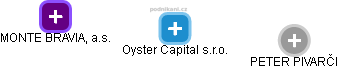 Oyster Capital s.r.o. - náhled vizuálního zobrazení vztahů obchodního rejstříku