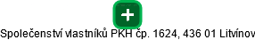 Společenství vlastníků PKH čp. 1624, 436 01 Litvínov - náhled vizuálního zobrazení vztahů obchodního rejstříku