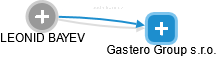 Gastero Group s.r.o. - náhled vizuálního zobrazení vztahů obchodního rejstříku