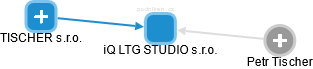 iQ LTG STUDIO s.r.o. - náhled vizuálního zobrazení vztahů obchodního rejstříku