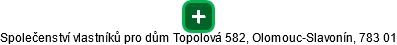 Společenství vlastníků pro dům Topolová 582, Olomouc-Slavonín, 783 01 - náhled vizuálního zobrazení vztahů obchodního rejstříku