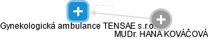 Gynekologická ambulance TENSAE s.r.o. - náhled vizuálního zobrazení vztahů obchodního rejstříku