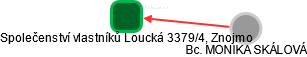 Společenství vlastníků Loucká 3379/4, Znojmo - náhled vizuálního zobrazení vztahů obchodního rejstříku