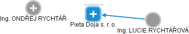 Pieta Doja s. r. o. - náhled vizuálního zobrazení vztahů obchodního rejstříku