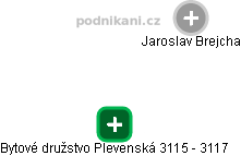 Bytové družstvo Plevenská 3115 - 3117 - náhled vizuálního zobrazení vztahů obchodního rejstříku