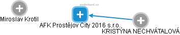 AFK Prostějov City 2016 s.r.o. - náhled vizuálního zobrazení vztahů obchodního rejstříku