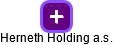 Herneth Holding a.s. - náhled vizuálního zobrazení vztahů obchodního rejstříku