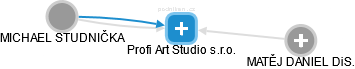 Profi Art Studio s.r.o. - náhled vizuálního zobrazení vztahů obchodního rejstříku
