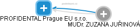 PROFIDENTAL Prague EU s.r.o. - náhled vizuálního zobrazení vztahů obchodního rejstříku