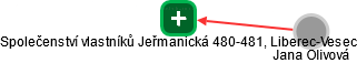 Společenství vlastníků Jeřmanická 480-481, Liberec-Vesec - náhled vizuálního zobrazení vztahů obchodního rejstříku
