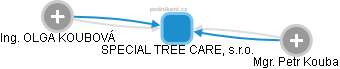 SPECIAL TREE CARE, s.r.o. - náhled vizuálního zobrazení vztahů obchodního rejstříku
