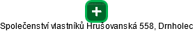 Společenství vlastníků Hrušovanská 558, Drnholec - náhled vizuálního zobrazení vztahů obchodního rejstříku