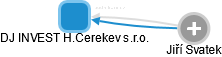 DJ INVEST H.Cerekev s.r.o. - náhled vizuálního zobrazení vztahů obchodního rejstříku
