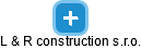 L & R construction s.r.o. - náhled vizuálního zobrazení vztahů obchodního rejstříku