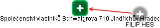 Společenství vlastníků Schwaigrova 710 Jindřichův Hradec - náhled vizuálního zobrazení vztahů obchodního rejstříku