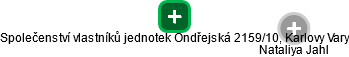 Společenství vlastníků jednotek Ondřejská 2159/10, Karlovy Vary - náhled vizuálního zobrazení vztahů obchodního rejstříku