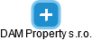 DAM Property s.r.o. - náhled vizuálního zobrazení vztahů obchodního rejstříku