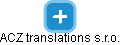 ACZ translations s.r.o. - náhled vizuálního zobrazení vztahů obchodního rejstříku