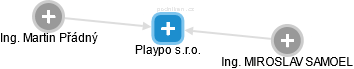 Playpo s.r.o. - náhled vizuálního zobrazení vztahů obchodního rejstříku
